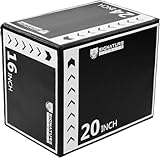 Peekabu 3-in-1 Foam Plyo Box, Jump Box for Home Gym, Plyometric Training, HIIT & Strength Workouts, Anti-Slip, Durable & Lightweight, Supports 350lbs,Multiple Colors