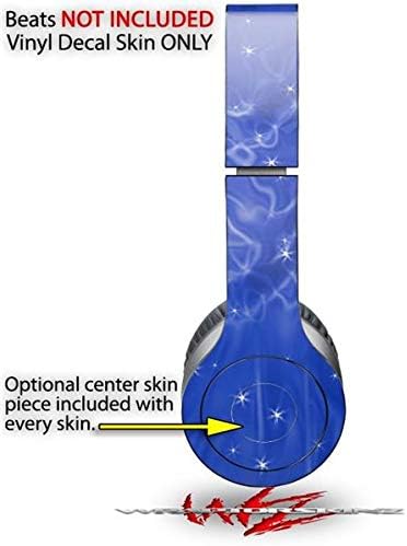 Skin Decal Wrap Works with Original Beats Solo HD Headphones Stardust Blue Skin Only (Headphones NOT Included)