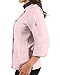 Women's ¾ Sleeve Active Chef Coat, Pink with Slate Accent, XL