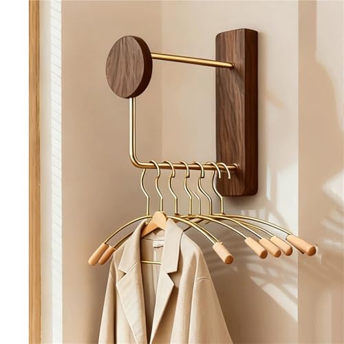 Perchero de madera premium con almacenamiento integrado y ganchos estéticos 6
