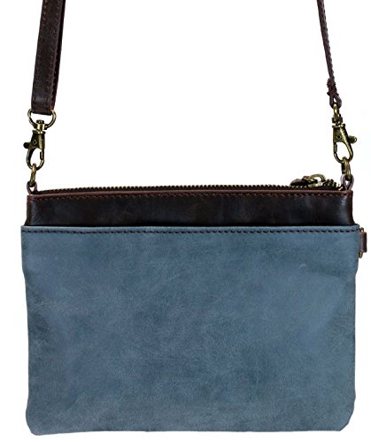 Chala Weiner Dog Mini Crossbody Handbag Dog Lovers Convertible Straps Dachshund Mom (Indigo)2
