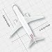 HANGHANG 1/400 Swiss Plastic Airplane Model Suitable for Collections and Display