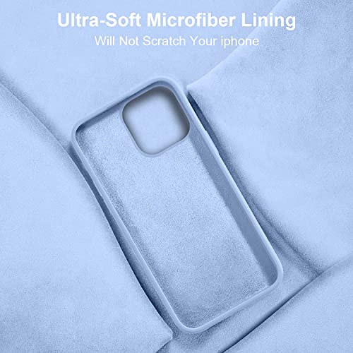 Image of MIDOS Back Cover Compatible with iPhone 14 Pro Max Case Liquid Silicone Full Protection Shock Proof Back Cover for iPhone 14 Pro Max (2022) 6.7 inch (Sky Blue)