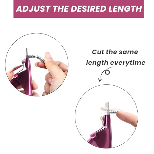 Alicate cortaúñas acrílico con magnetos sizer Rose miniatura 3
