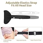 4 Pack Silk Sleep Mask - 100% Blackout, Zero Eye Pressure, Blindfold with Adjustable Strap, Super Soft Travel Eye Covers (Black, Pink, Blue, Purple) - Image 2