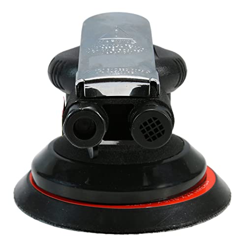 Professional Heavy Duty 5" Dual Action Random Orbit Air Sander, Orbital Pneumatic Palm Sander -Composite Design, Low Vibration #TOP1