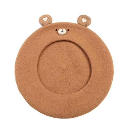 Zasy Fatto a mano Feltro di lana Berretto Donne