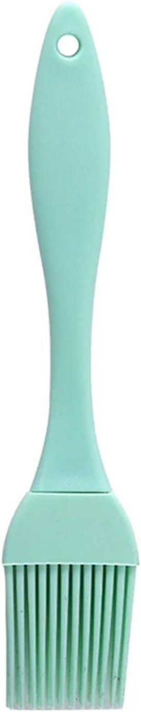 Cake Baking Brush Home Silicone Tools Oil Cooking Basting Silicon Kitchen Barbecue(Green)