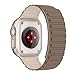Magnetic watchband Compatible with Apple Watch Ultra 3/2/1 Band 49mm 46mm 45mm 44mm 42mm Thin Silicone Replacement Wristband Strong Magnet link for iWatch SE 3/2/1 & Series 11 10 9 8 7 6 5 4 3 2 1,Brown