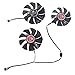 Team99 wysokowydajny wentylator VGA, wentylator karty graficznej, kompatybilny z kolorowymi GeForce RTX 3060 RTX 3060 Ti RTX 3070 12V 4Pin, 85mm 75mm