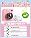 MYSTILUCK Sofortbildkamera Kinder, 1080P HD Kinderkamera Sofortbildkamera mit 32GB Karte & DruckerPapier, Kinderspielzeug Geburtstag und Weihnachten Geschenke für Jungen/Mädchen 3-12 Jahren (Rosa)
