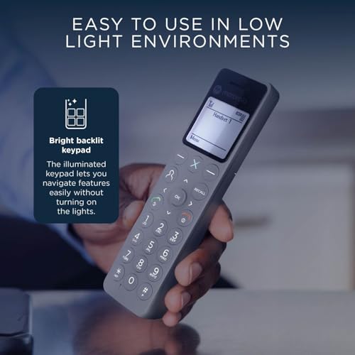 Telephone DECT sans fil Motorola DOT4 avec repondeur - vue 5