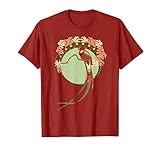 Art Nouveau Quetzal Bird Tee Shirt