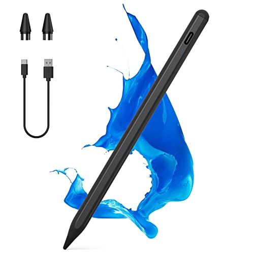 Stylet pour iOS et Android à pointe fine active et fixation magnétique pour dessin sur tablette