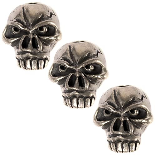 Schmuckatelli Emerson Jumbo Skull Beads - 3 Pack
