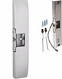 bus HES 9600 Electric Strike Surface Mounted Body for Rim Exit Devices, Satin Stainless Steel Finish, Model: 9600-630