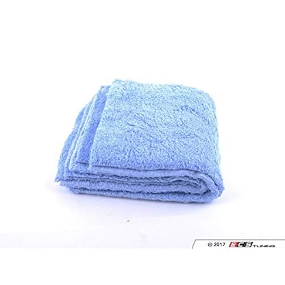 Chemical Guys MIC35003 Happy Ending Mikrofaser-Handtuch, kantenlos, blau, 40,6 cm x 40,6 cm, 3 Stück. – Bild 4