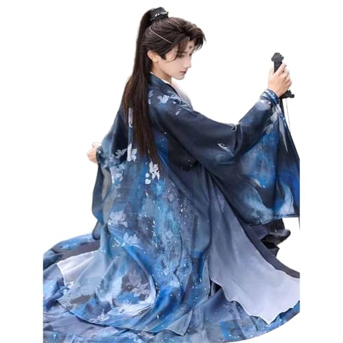 Costume chinois homme style antique ensemble grande taille 2XL - 3