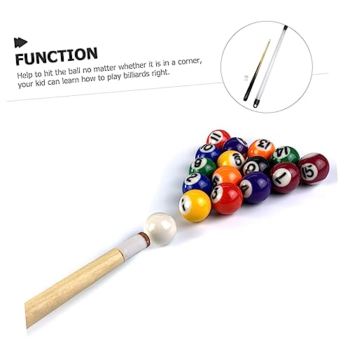 Taco de billar de madera BESPORTBLE para niños y niñas miniatura 2