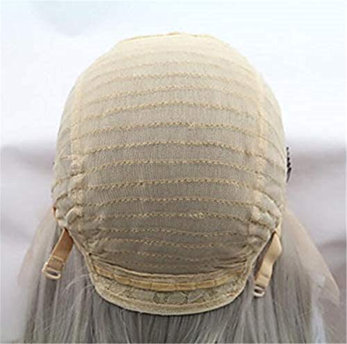 Perruque synthétique lace front violette à effet mat et sans brillance - 6
