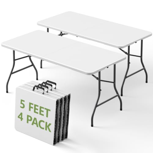 5FT Folding Table 4-Pack