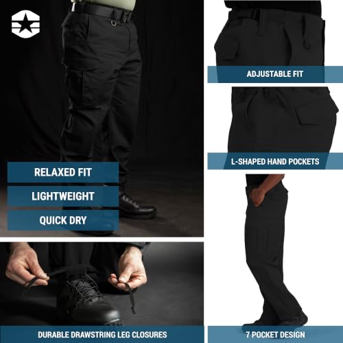 Propper Men's BDU 2.0 Uniform Pant, Black, Small Long by Propper - Used condition - US$34.64