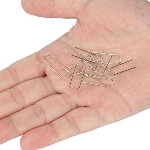 Jffx 50 Pcs Sewing U Pins, 0.9 Inch Fork Pins For Quilting Needle Crafts Pins Double Blocking Pins Multipurpose Straight Pins For Diy Sewing Jewelry Craft Making Home Decor #TOP2