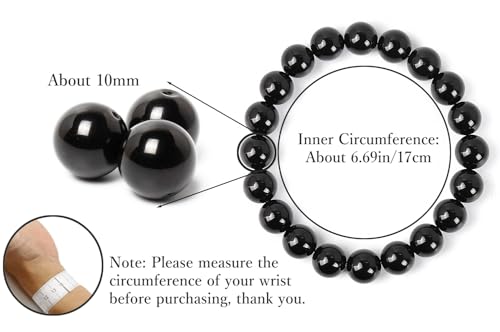 Pulseras de Cuentas Protectoras de Piedra Natural para Hombre y Mujer miniatura 6