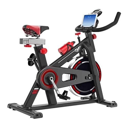 Image of Magnetic Resistance Exercise Bike - Indoor Cycling Bike Stationary with Comfortable Seat Cushion Silent Belt Drive Exercise Bikes Stationary