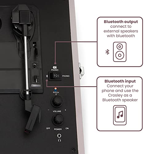 Crosley Voyager Platine Vinyle – Tourne Disque – Tourne Disque Vinyle – Platine Vinyle Bluetooth – Platines Vinyles… - Les Beatles, Paul McCartney, John Lennon, RIngo Starr, George Harrison Crosley Voyager Platine Vinyle - Tourne Disque - Tourne Disque Vinyle - Platine Vinyle Bluetooth - Platines Vinyles… – Image 5