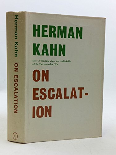 On Escalation: Metaphors and Scenarios B0000CMN5A Book Cover