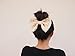 CREAM LACE BIG BOW HAIR CLIP
