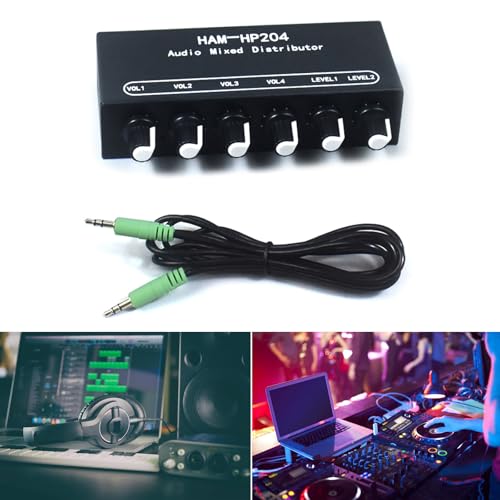 Amplificateur de casque stéréo mélangeur pour gérer 4 retours audio - 2