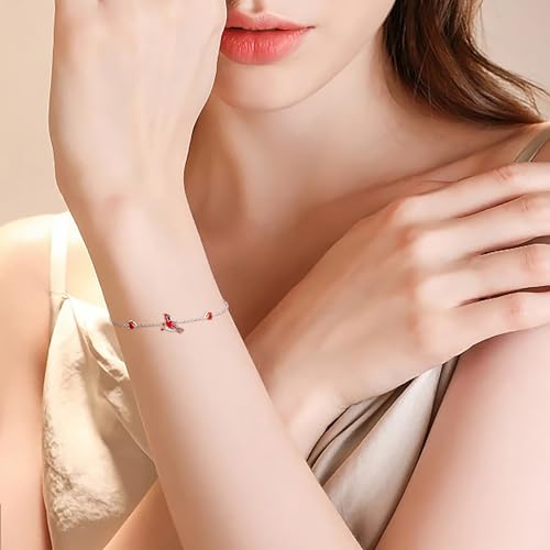 Sterling Silver Red Cardinal Jewelry Bracelet Ring Necklace Women Adjustable Cardinals Memorial Jewelry Sympathy Gift for Family3