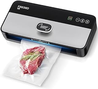 FRESKO Full Automatic Vacuum Sealer Machine, EasierVac Hands-Free Food Sealer with Bag Detection and LED Indicator