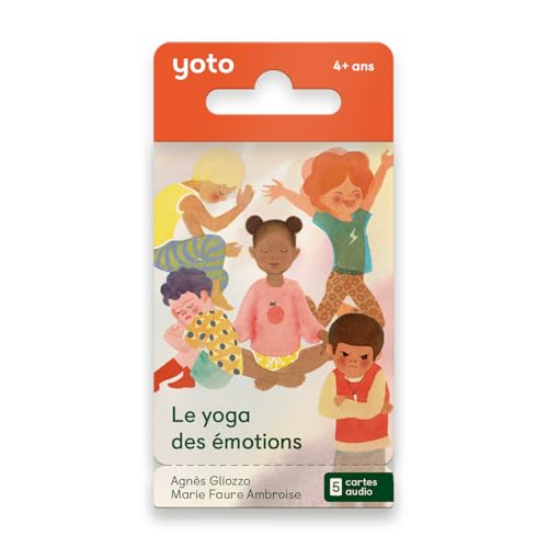 Yoto El Yoga de las Emociones, Libro de Audio para Niños en Francés, Escuchar en narradora de luz nocturna y Caja de historias Yoto Player y Mini, Meditación, Bienestar, Yoga para Niños de 4 a 7 Años