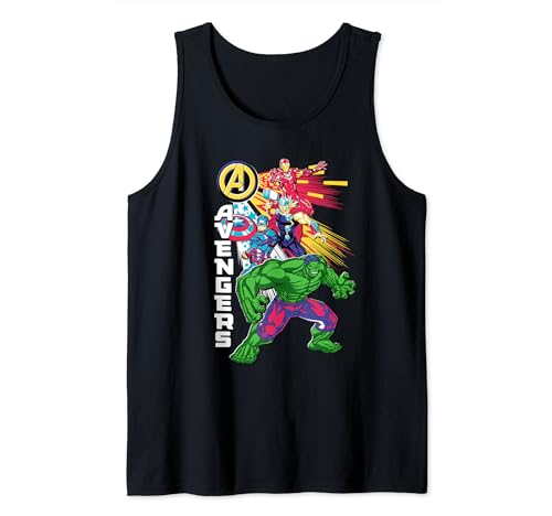 Débardeur Marvel Avengers style vintage pour sport et été