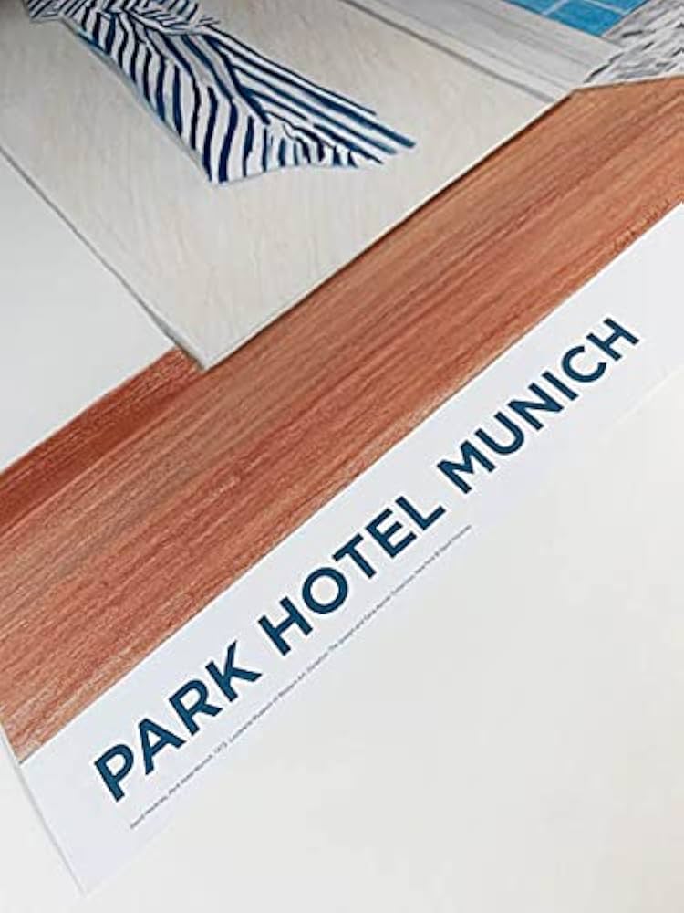 Amazon | ポスター デビット ホックニー Park Hotel Munich 額装