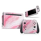 Design Skinz - Compatible with Nintendo DSi XL - Skin Decal Protective Scratch-Resistant Removable Vinyl Wrap Cover - Marbleized Pink Paradise V6