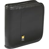 Case Logic BNW-24 Polyester CD/DVD Wallet 24 Capacity (Black)