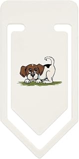 Azeeda 91mm 'Playful Pup' Large Plastic Paper Clip (CC00108270)