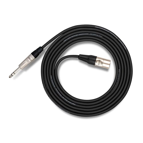 Hosa HXS-005 REAN XLR3F to 1/4 Inch TRS Pro Balanced Interconnect Cable, 5 Feet