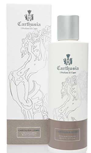 Crème corps Carthusia Homme 250ml : l'excellence du soin italien pour une peau nourrie