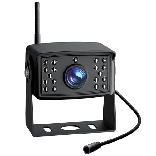 Image of RV Backup Camera, 1080P AHD Vehicle Backup Camera, Waterproof IP69, Night Vision, 150 Wide Angle Rear View, Universal Rearview Camera for Cars, RVs (Only Compatible with TECXERLLON Displays)