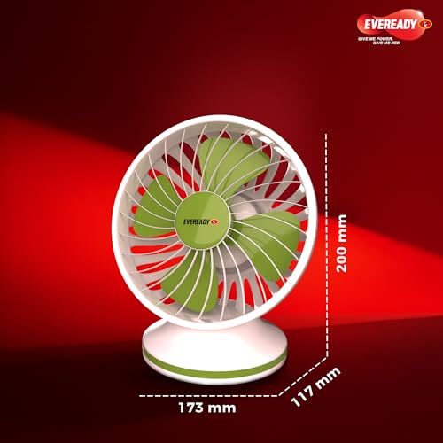 Image of Eveready FE01 Everflo mini Rechargeable Fan, Green