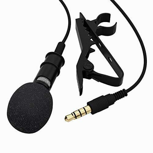 Mobiseries Digital Noise Cancellation Clip Collar Mic Condenser for Voice Recording/Lapel Mic Mobile, Pc, Laptop, Android & Smartphones, Travel Videos Mic