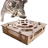 Protection des bords doux : cette boîte à puzzle pour chat intègre des bords arrondis et une construction sans danger pour les chatons, offrant un design ouvert à faible entrée qui empêche les blessures aux pattes et à la bouche sensibles de votre animal de compagnie pour une exploration sans soucis