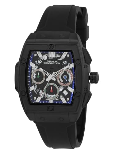 French Connection Analog Black Dial Mens Watch-FCH3B (B0D78M7XBL) Amazon Price History, Amazon Price Tracker