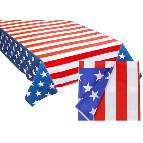 SEMINISMAR Nappe USA,4 Juillet Nappe,NappeÉtats Unis,Liberté Etats-UnisNappe,états UnisLinge De Table Rectangulaire,Couverture De Table Drapeau...
