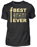 Die Coole Geschenkiddee für Väter, Nicht nur zum Vatertag. DAD als Noten - Herren Shirt -L-Schwarz